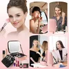 Make up Tasche(Pink)Kosmetiktasche mit LED Spiegel(3 Produktbild-Vorschau 4