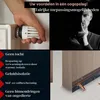 Těsnicí lišta na dveře - Hliník - Bílá - 1 m - S kartáčem Náhled obrázku produktu 4