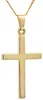 Gold Anhänger Kreuz mit Goldkette massiv 585 - 14 Karat Produktbild-Vorschau 4