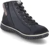 Rieker Damen Stiefelette Schnürboot Warmfutter flach Produktbild-Vorschau 28