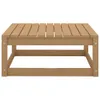 vidaXL Garten-Fußhocker mit Kissen 2 Stk. Honigbraun Produktbild-Vorschau 5