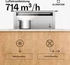 Klarstein Royal Flush Eco 75 Downdraft Dunstabzugshaube -  Produktbild-Vorschau 2