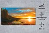 MuchoWow® Schreibtischunterlage Sonne - Landschaft - Wasser Produktbild-Vorschau 2