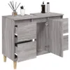 vidaXL Umyvadlo Vanity Unit Grey Sonoma 80x33x60 cm Dřevěný Náhled obrázku produktu 4