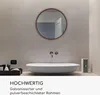 Elegance by Casa Chic - Wandspiegel aus Metall - Rund 40 cm Produktbild-Vorschau 4