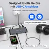 Siltcon® 17-in-1 Hybrid Dockingstation mit 100W Adapter – Produktbild-Vorschau 4