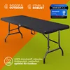 CASARIA® Table de camping pliante en plastique 183x75x73cm Voir les images du produit 3