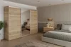 Šatní skříň NEJBY BARNABA 280 cm s posuvnými Náhled obrázku produktu 2
