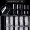 500 Stück Acryl Kunstnägel, Falsche Kunst Nageltips Produktbild-Vorschau 4