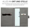 kwmobile Mutterpasshülle aus Kunstleder in Nubuklederoptik Produktbild-Vorschau 4
