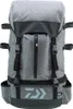 A gray backpack with black accents and straps, shown from the front against a white background. Anteprima dell’immagine prodotto