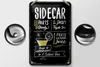 Blechschild Rezept Sidecar Cocktail Recipe 12x18cm Geschenk Produktbild-Vorschau 2
