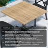 JAMAIKA | Bistro Außen Tischplatte | B:T 60 x 60 cm | Eiche Produktbild-Vorschau 8