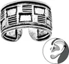 Ear Cuff 925 Sterling Silber oxidiert Ohrklemme mit Produktbild-Vorschau 1