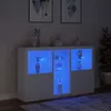 vidaXL Kredens z oświetleniem LED biały 162x37x100 cm Podgląd zdjęcia produktu 5