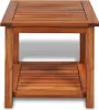 vidaXL Tavolino in legno massello di acacia 45x45x45 cm Anteprima dell’immagine prodotto 8