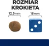 Comparison of kibble sizes for dog food. Produktbild-Vorschau