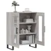 The Living Store Sideboard Grau Sonoma 69,5x34x90 cm Produktbild-Vorschau 4