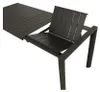 Ausziehtisch 70 x 75 x 117/162 cm Aluminium Grau Produktbild-Vorschau 3