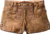 Lederhose DALIA mit leichtem Material und kurzem Schnitt Produktbild-Vorschau 1