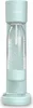 A mint-colored soda maker with a clear bottle filled with carbonated water. Produktbild-Vorschau