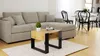 Moderner Couchtisch Eiche WOTAN 55x55 Cm Produktbild-Vorschau 2