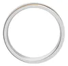 "Dayany" Damen-Partnerring, Edelstahl, Similibesatz, Produktbild-Vorschau 3