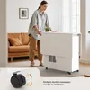Mondeer Table à manger avec 4 tabourets Peu encombrante Voir les images du produit 7