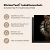 KitchenYeah© Herdabdeckplatte Tiger - Wilde Tiere - Porträt Produktbild-Vorschau 6