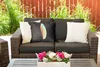 MuchoWow® Outdoor Kissen - Blätter - Schwarz und Gold - Produktbild-Vorschau 5