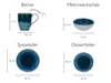 CreaTable, 25862, Caldera Blau, Kombiservice 8-tlg, Produktbild-Vorschau 4
