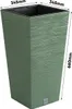 Fioriera FURU Quadrato Balconiera Fioriera Verde 60 L Anteprima dell’immagine prodotto 2