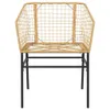 vidaXL Gartenstühle 2 Stk. Braun Poly Rattan Produktbild-Vorschau 5