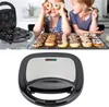 A donut maker and two children playing with donuts. Náhled obrázku produktu