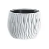 kvetináč 14,4cm BOWL SANDY DSK150-S449 biely plastový Náhľad obrázku produktu 2