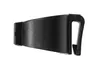 A black plastic clip is shown against a white background. Produktbild-Vorschau