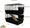 MyPets® Nagerkäfig TOWER CAGE 2-Stöckig Nagervoliere Käfig Produktbild-Vorschau 3