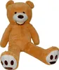 Aga4Kids Plyšový medvěd 130 cm Světle hnědý s tlapkami Náhled obrázku produktu 1
