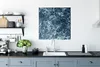 MuchoWow® Poster Marmor - Blau - Weiß 75x75 cm - Wand Produktbild-Vorschau 3