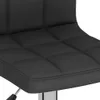 vidaXL Barhocker Schwarz Stoff Produktbild-Vorschau 7