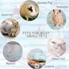 A collage of small pets in circular frames, with text labels for each animal and a central text indicating the product's suitability for small pets. Produktbild-Vorschau