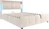 Polsterbett mit LED-Beleuchtung, USB/Type-C Anschlüsse und Produktbild-Vorschau 9
