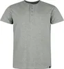RED by EMP Herren weiß/graue basic T-Shirts mit Knopfleiste Produktbild-Vorschau 3