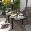 Outsunny Table Extensible de Jardin Grande Taille dim. Voir les images du produit 7