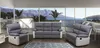 Relax-Sofa "Lincoln" - 197 x 89 x 103 cm - 3-Sitzer - Weiß Produktbild-Vorschau 3