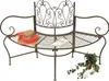 DanDiBo Baumbank Metall wetterfest Braun 135 cm 3-Sitzer Produktbild-Vorschau 7