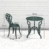 Outsunny Ensemble Salon de Jardin 2 Places 2 chaises + Voir les images du produit 3