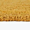 HOMESCAPES Runde Battematte senfgelb 80 cm aus 100% Produktbild-Vorschau 5