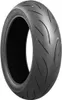 A studio shot of a motorcycle tire. Produktbild-Vorschau