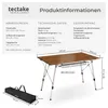 Skládací hliníkový kempingový stůl tectake® Bastian, Náhled obrázku produktu 5